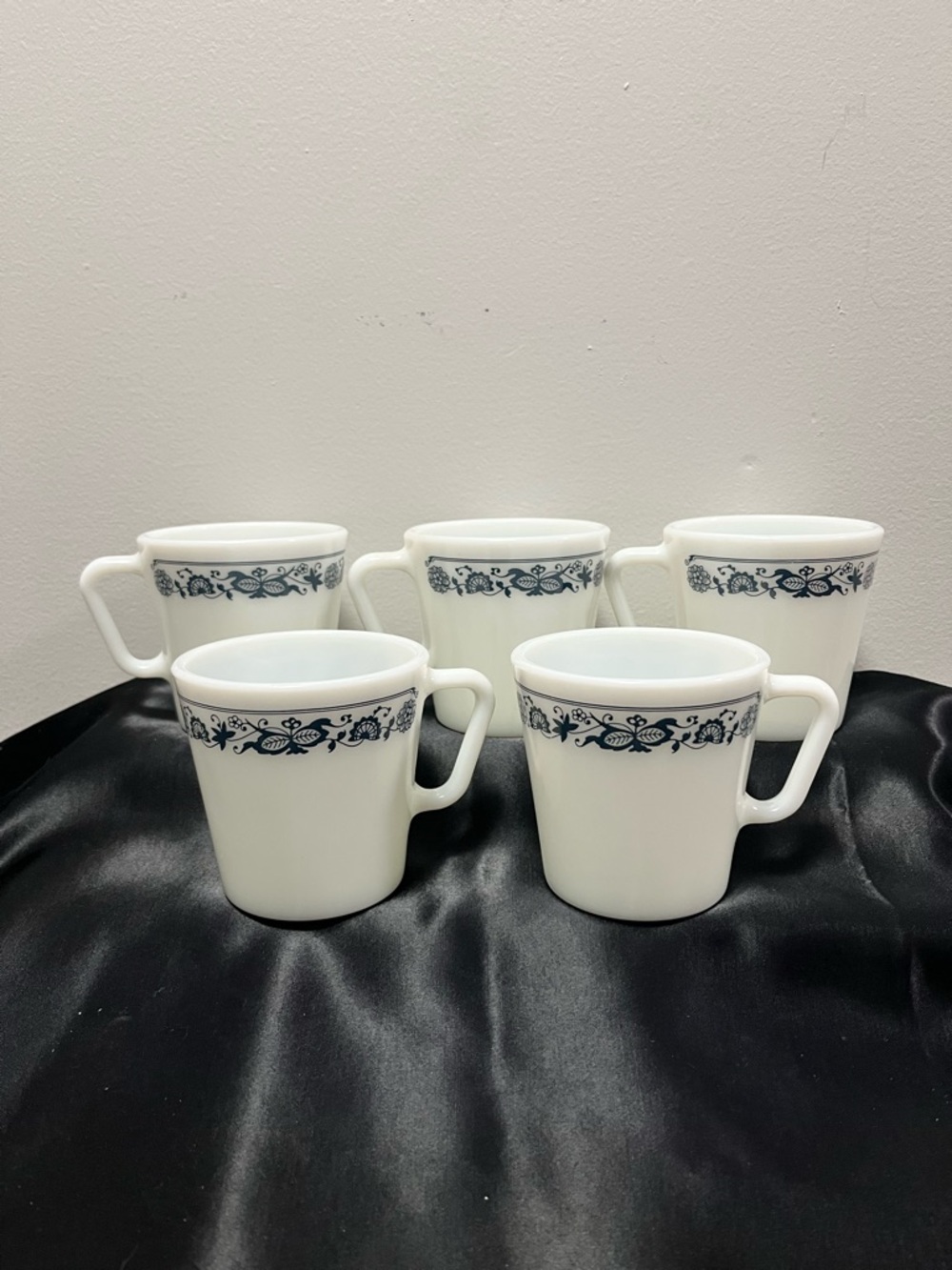 Pyrex Old Town Ceramic Coffee Mugs - Set of 5